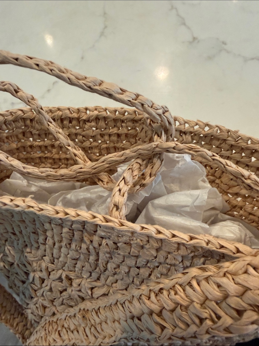 Rattan Summer Purse - Picture 3 of 3